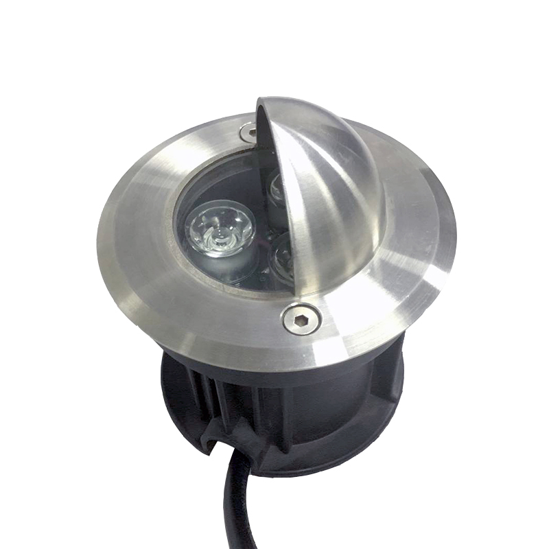 Landscape IP68 Waterproof Stainless Steel 3w 100mm Warm White Garden Recessed Deck Underwater Pool LED Buried Underground Light