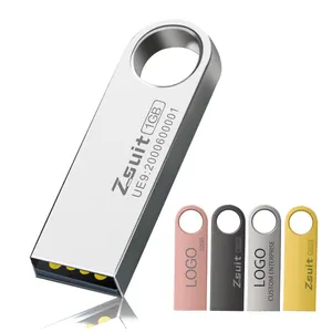 Fabbrica all'ingrosso mini metallo 8GB USB flash memory driver 64GB disk USB2.0 memory card USB Stick penna personalizzata hard drive 4GB 16GB