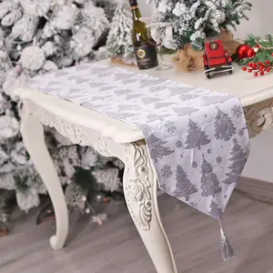 Mantel de adornos navideños para la decoración del festival mantel de mesa mantel de diseño navideño