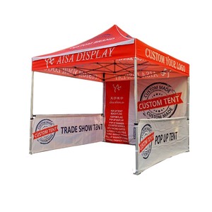 Carpas publicitarias de apertura rápida impresas personalizadas carpa con dosel emergente al aire libre con lado opcional - Product Image 5