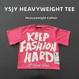 Camiseta Corta Personalizada de Algodón Premium, Camiseta Informal de Moda para Mujer, Camiseta Corta Oversize, Top Corto Estilo Urbano - Product Image 2