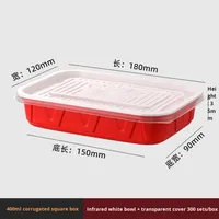 Couvercle de boîte à lunch jetable personnalisé en plastique PP de 1 mm d'épaisseur, anti-fuite, pour l'emballage de soupes, salades, riz/nouilles (certifié ISO)