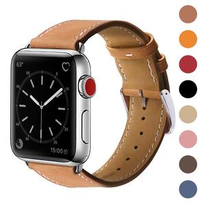 Marge Plus compatibile con cinturino Apple Watch 42mm 44mm, cinturino di ricambio in vera pelle compatibile con cinturino Apple Watch - Product Image 2