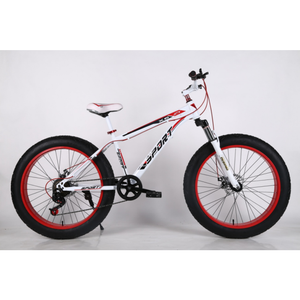 Bicicletta da Neve/Mountain Bike 26 Pollici con Pneumatici Fat, Bici Fat Tire 26*4.0 - 7/21 Velocità, Ideale per Sentieri Innevati - Product Image 5