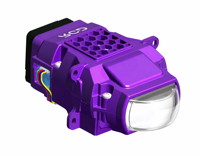 Support OEM ODM, Dissipation thermique en céramique, Hybride double cœur, 12V large plage, Plat, 72W, 2600 Lumens, 5000K, Lentille de phare LED pour SUV