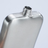 Nouvelle gourde ovale de 6 oz en acier inoxydable pour champagne, modèle dattes, nouveauté cuisine, prix attractif