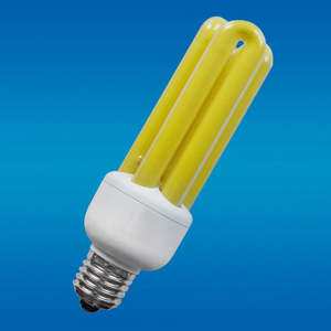 Bombilla CFL E27 Forma 3U Amarilla 6000K Luz Diurna 80lm/W 6000 Horas CRI 80 AC 220V Garantía de 2 Años Base de Plástico Control por Interruptor OEM - Product Image 1