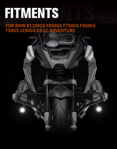 Fendinebbia per <span class=keywords><strong>BMW</strong></span> <span class=keywords><strong>K1600</strong></span> R1200GS coppia di LED ausiliario fendinebbia universale moto 12v per F800GS ADV lampada di guida - Product Image 6