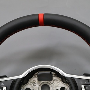 Volante Personalizado con Mejora de Diseño para VW TDI <span class=keywords><strong>TSI</strong></span> GLI TCR <span class=keywords><strong>Polo</strong></span> 6 7 5 4 7.5 3 R MK6 MK7 - Product Image 5