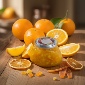 Pot à confiture Leifheit avec couvercle à vis 250 ml, bouteille de conservation avec couvercle à motif fruité pour la conservation des confitures et des marmelades - Product Image 3