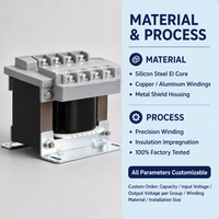 Transformateur d'instrumentation triphasé pour PLC et panneaux de commande avec alimentation stable