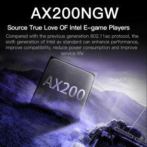 3000Mbps Dual Band 2.4Gbps 802.11ax WiFi6ชุดเดสก์ท็อป <span class=keywords><strong>AX200</strong></span> BT 5.1 Wifi 2.4G/5Ghz <span class=keywords><strong>MU</strong></span>-<span class=keywords><strong>MIMO</strong></span> AX200NGW อะแดปเตอร์เสาอากาศ - Product Image 4