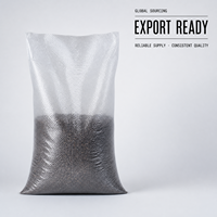 Sac tissé en PP transparent pour granulés de plastique et résine, contenu visible, vente en gros