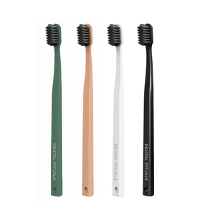 Cepillo de dientes PLA ecológico Econewleaf, cepillo de dientes biodegradable de almidón de maíz con logotipo personalizado, cerdas suaves para uso doméstico - Product Image 6