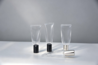 Botellas de Perfume de Vidrio Cuadradas Recargables, Únicas, Vacías, Personalizadas, de Lujo, Mate, de 5, 10, 20 y 30 ml, a Prueba de Fugas, para Crema para el Cuidado de la Piel