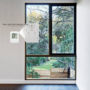 Thermomètre numérique Hygromètre Mètre de température domestique Horloge murale Design moderne Réveil électronique Sans fil Chambre Thermo - Product Image 3