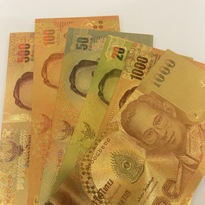 ธนบัตรพลาสติกเคลือบทองคำ 24k ชุดธนบัตรไทย<span class=keywords><strong>บาท</strong></span> จัดส่งรวดเร็ว ของสะสม ของขวัญ - Product Image 4