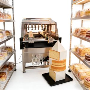 Pulvérisateur d'huile pour <span class=keywords><strong>chocolat</strong></span> et bonbons modèle 600, équipement de pulvérisation automatique d'huile pour glaçage de surface de bonbons, qualité alimentaire - Product Image 1