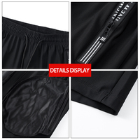 Shorts d'été pour hommes en nylon et élasthanne 160 GSM, extensibles, à séchage rapide, effet soie glacée, grande taille, avec logo personnalisé, vente en gros ODM