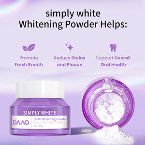 Poudre blanchissante professionnelle pour dents sensibles, respectueuse de l'émail, usage domestique, avec logo personnalisé, matériau sûr PAP+ - Product Image 5