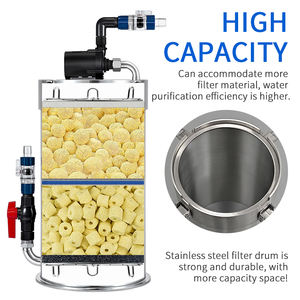 Controllo intelligente di conversione di frequenza in acciaio inox filtro secchio con filtro pompa esterno filtro per acquario - Product Image 3