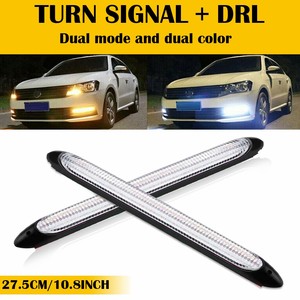 Barre de feux de signalisation LED 27,5 cm (10,8 pouces) Jaune ambre Prête à l'emploi Canbus pour usage automobile - Product Image 5