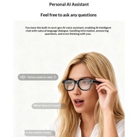 Occhiali Intelligenti AI per Traduzione, Fotocamera, Chiamate, Registrazione Vocale e Ascolto Musica