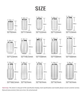 Fantasia Fornecedor Hot Sales Refrigerantes Transparente Pet Garrafas De Plástico Latas de Refrigerantes - Product Image 3