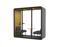 Hecor Working POD préfabriqué, cabine téléphonique de bureau privée, insonorisée et anti-bruit, cabine d'interview au design moderne