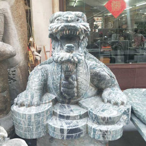 Natural granito piedra tortuga dragón tallado para la decoración casera - Product Image 3