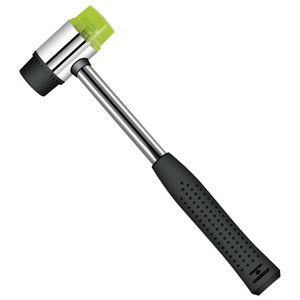 Rubber Mallet 25mm 30mm 35mm 40mm Elastic Head Dual Color Dyeing Hammer Craft Tool - Product Image 2