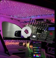 Nueva Luz de Techo Starlight con Efecto de Color Dinámico para Puerta de Coche, Luz de Cielo Estrellado para Puerta, Fibra Óptica de 0.5mm para Techo y Puerta de Coche