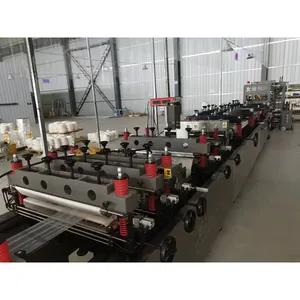 Used 2020 double line stand up zip lock plastic bag making machine