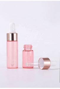 Hot Mini Size Essential Oil <b>Bottle</b> 1ml 2ml 3ml 5ml <b>Pink</b> Glass <b>Bottle</b> with Dropper - Product Image 2