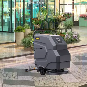 Big Size Full Automatic Battery Powered Electric Marble Floor Scrubber For Super Market