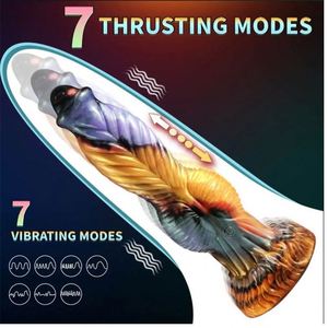 Grand Dildo XXL en forme de Pistolet, Poupée Géante, Serpent Long, Démon, Robot, Grand Dragon, Machine en Caoutchouc, 10 Pouces, Sous-vêtements, Dro, Succion, 4-en-1 - Product Image 4