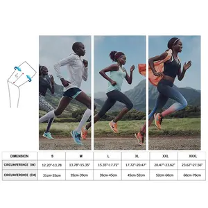 Knee Sleeve Unisex Elastic Breathable Knee Protector Brace Weightlifting Knee Sleeves For Running