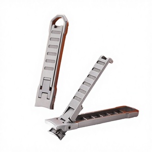 ที่ตัดเล็บเหล็กคาร์บอนขนาดใหญ่ ปากกว้าง สีเงิน ชุดตัดเล็บสำหรับเล็บหนา อุปกรณ์ทำเล็บมือและเล็บเท้า - Product Image 3
