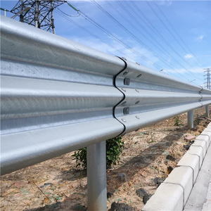 Barriera di sicurezza del Guardrail della barriera di sicurezza della superstrada a tre onde galvanizzata - Product Image 5