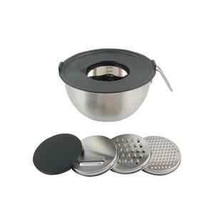 Mixing Bowls Stainless Steel Bowls with Pour Spout, Handle and Inner Measurement Mark for Cooking, Baking, Saving - Product Image 2