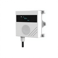 Detector de Gases Industriales RTTPP IP65 ABS para Cloro, Amoníaco, H2S, CO, Precio de Fábrica, Transmisor de Gases CO2, O2, 4-20mA, RS485