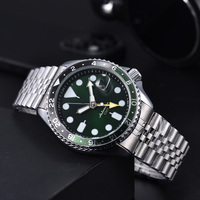 Reloj Mecánico de Buceo para Hombre de 41 mm con Esfera Naranja Clásica, Movimiento Automático, Reloj de Pulsera Deportivo de Lujo Resistente al Agua