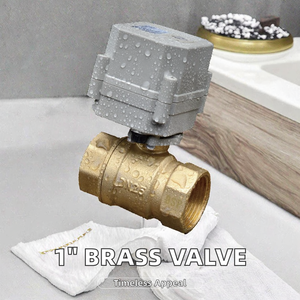 Regulador Proporcional de Latón de 1 Pulgada 4-20mA 0-10V 0-5V DN25 con Válvula de Bola para Infraestructura de Agua OEM ODM Tonhe - Product Image 2