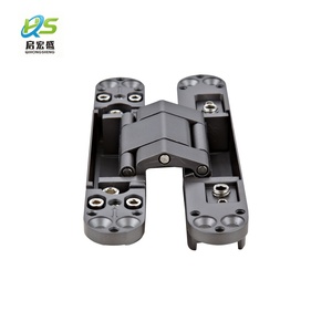 Customized Color Modern 3d Hidden Door Hinge Silent Zinc 180 Degree Concealed Polished for Wooden Bld-a01-9 180 Degree Opening - Product Image 4