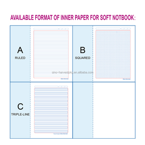 El cuaderno suave de diseño creativo admite logotipos personalizados. El papel de 60g es una opción ideal para el trabajo de oficina de los estudiantes en las escuelas - Product Image 5