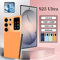 Ponsel Terbaru 2026 S25 Ultra 5G 16GB 1TB Memori Internal 4K HD untuk Produsen Grosir