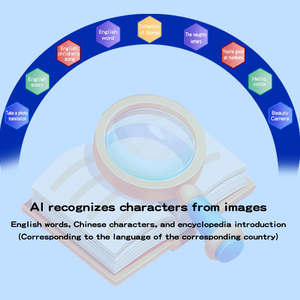 Jouet d'apprentissage précoce pour enfants à intelligence artificielle, machine de tir IA rechargeable <span class=keywords><strong>avec</strong></span> imagerie CMOS en acrylique - Product Image 4