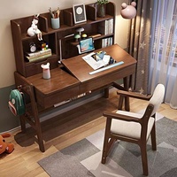 Bureau en bois massif nordique, un seul support peut soulever la table et la chaise d'apprentissage pour enfants, ensemble de bureau d'écriture pour étudiants