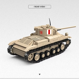 ThirdParty <span class=keywords><strong>300012</strong></span> British Valentine Tank Mk.III, Modelo de Juguete para Armar, Vehículo Blindado con Orugas, Bloques de Construcción - Product Image 3