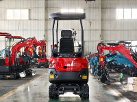 Mini-excavatrice hydraulique compacte de 1,5 tonne, excavatrice diesel CE, machine chinoise